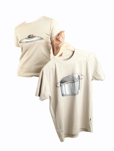 Topf / Deckel Shirts - | im Märchen: der Froschkönig; Textilfarbe auf Shirts | © 